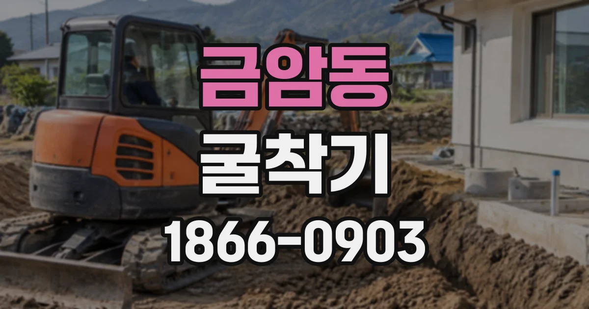 금암동 굴착기