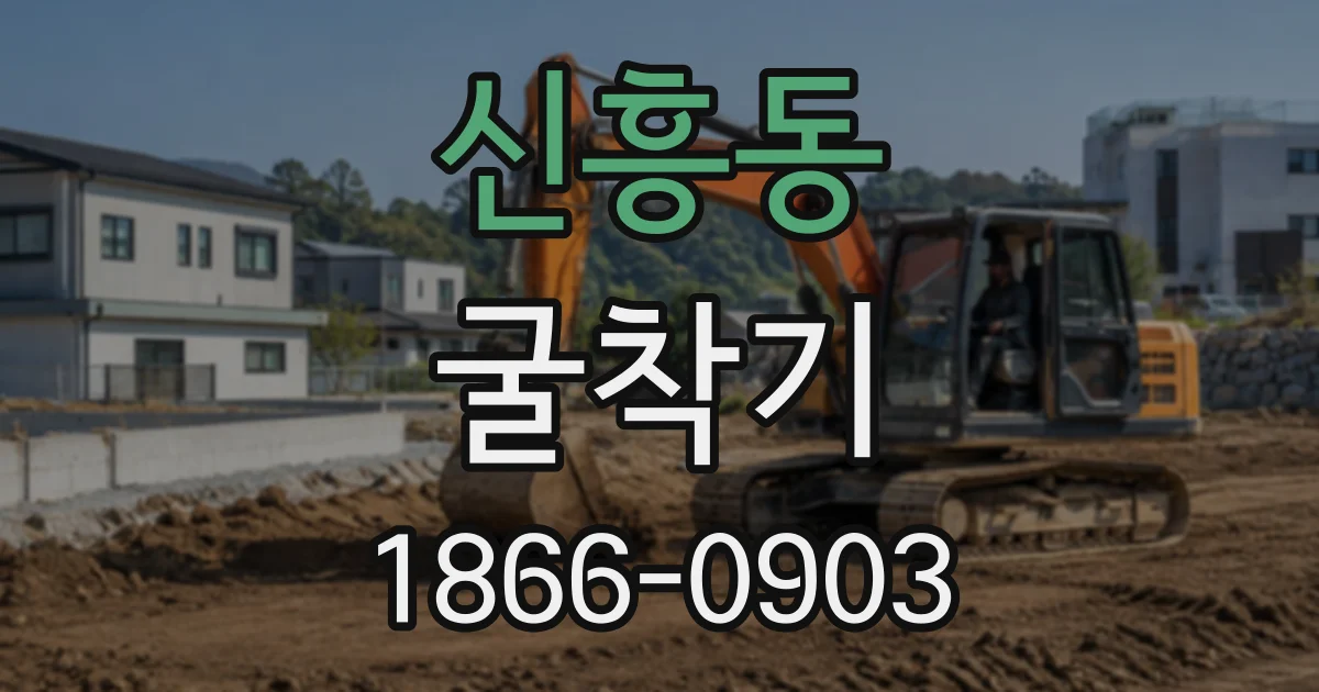 신흥동 굴착기