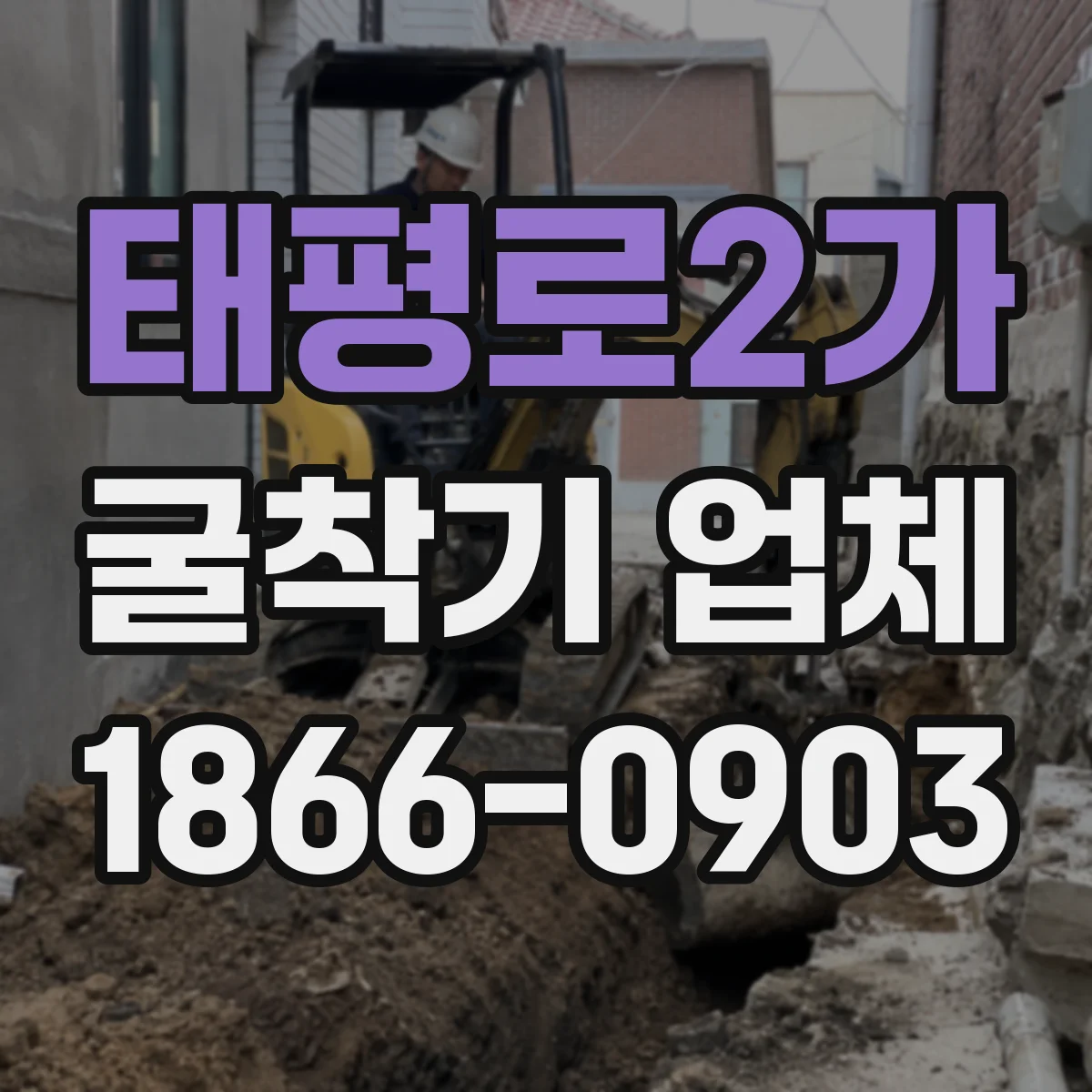 태평로2가 굴착기 업체
