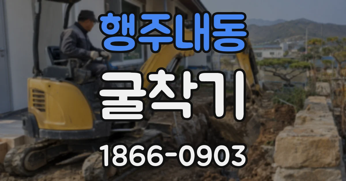 행주내동 굴착기