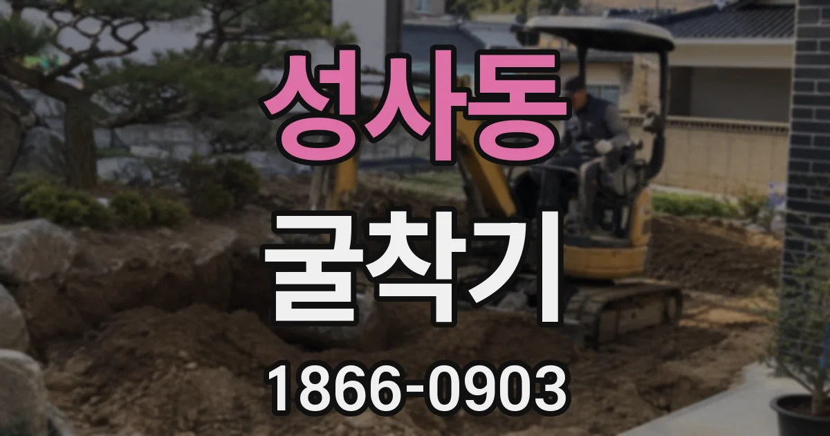 성사동 굴착기