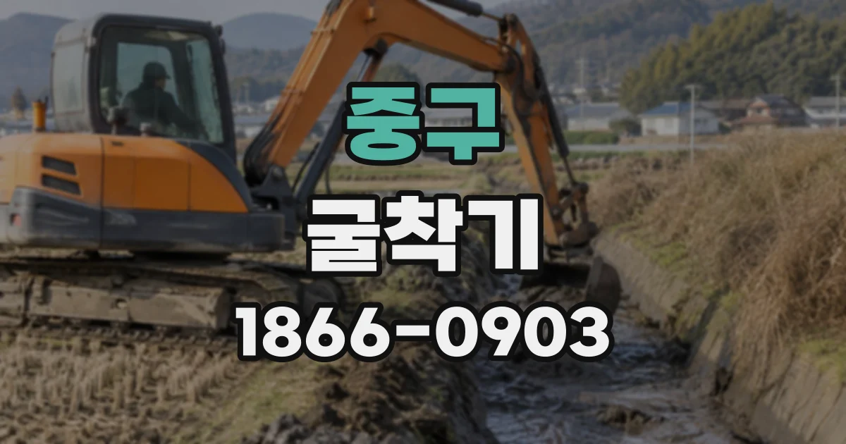 중구 굴착기