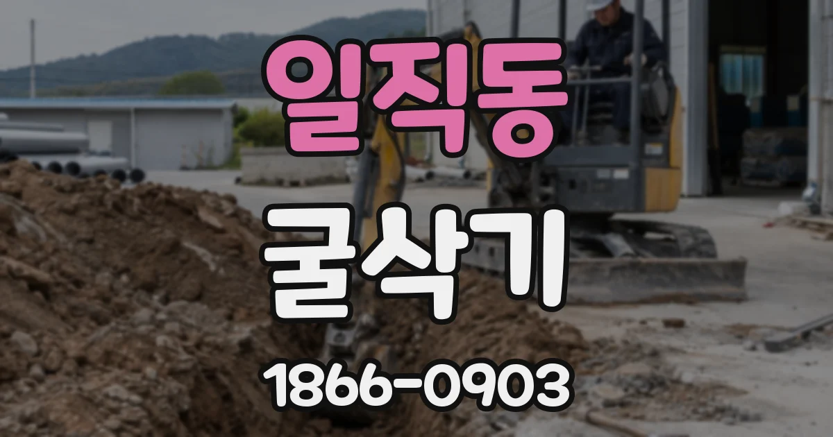 일직동 굴삭기