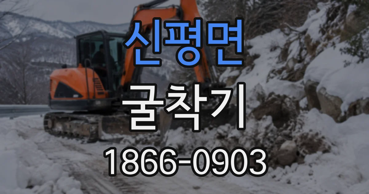 신평면 굴착기