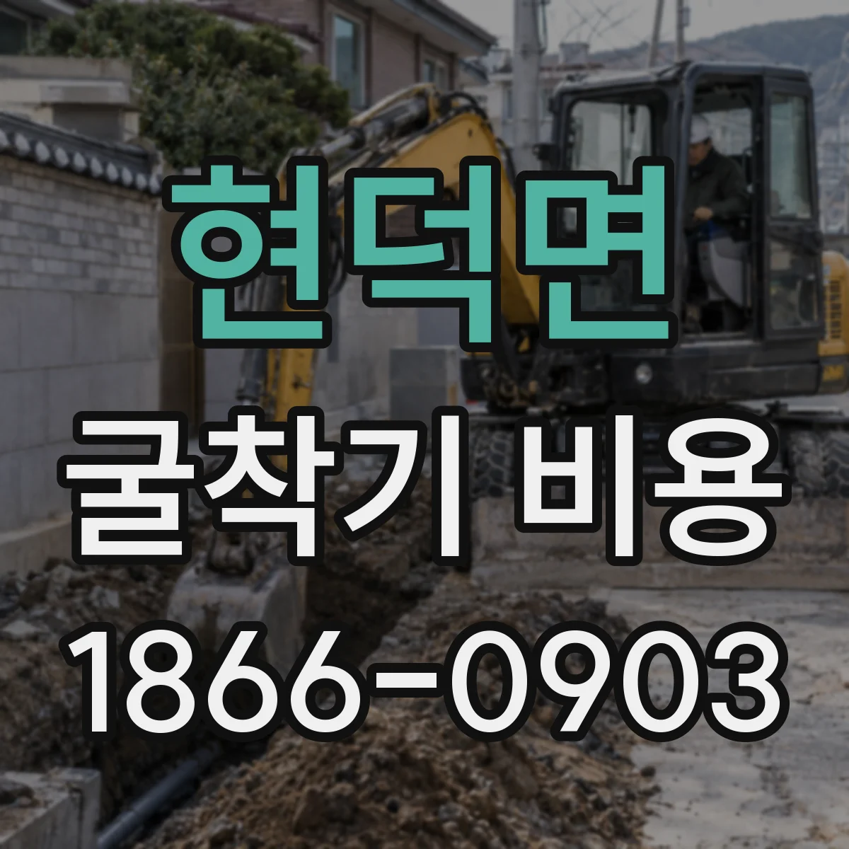 현덕면 굴착기 비용