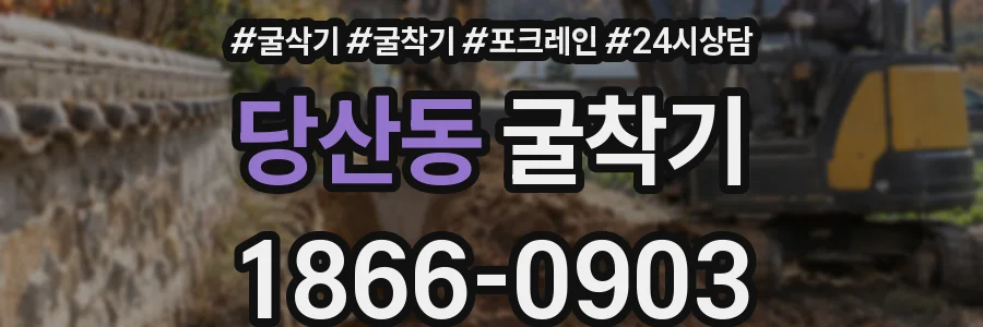 당산동 굴착기