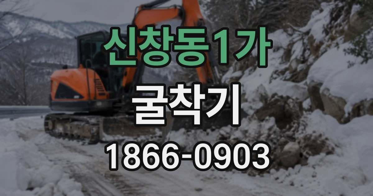신창동1가 굴착기
