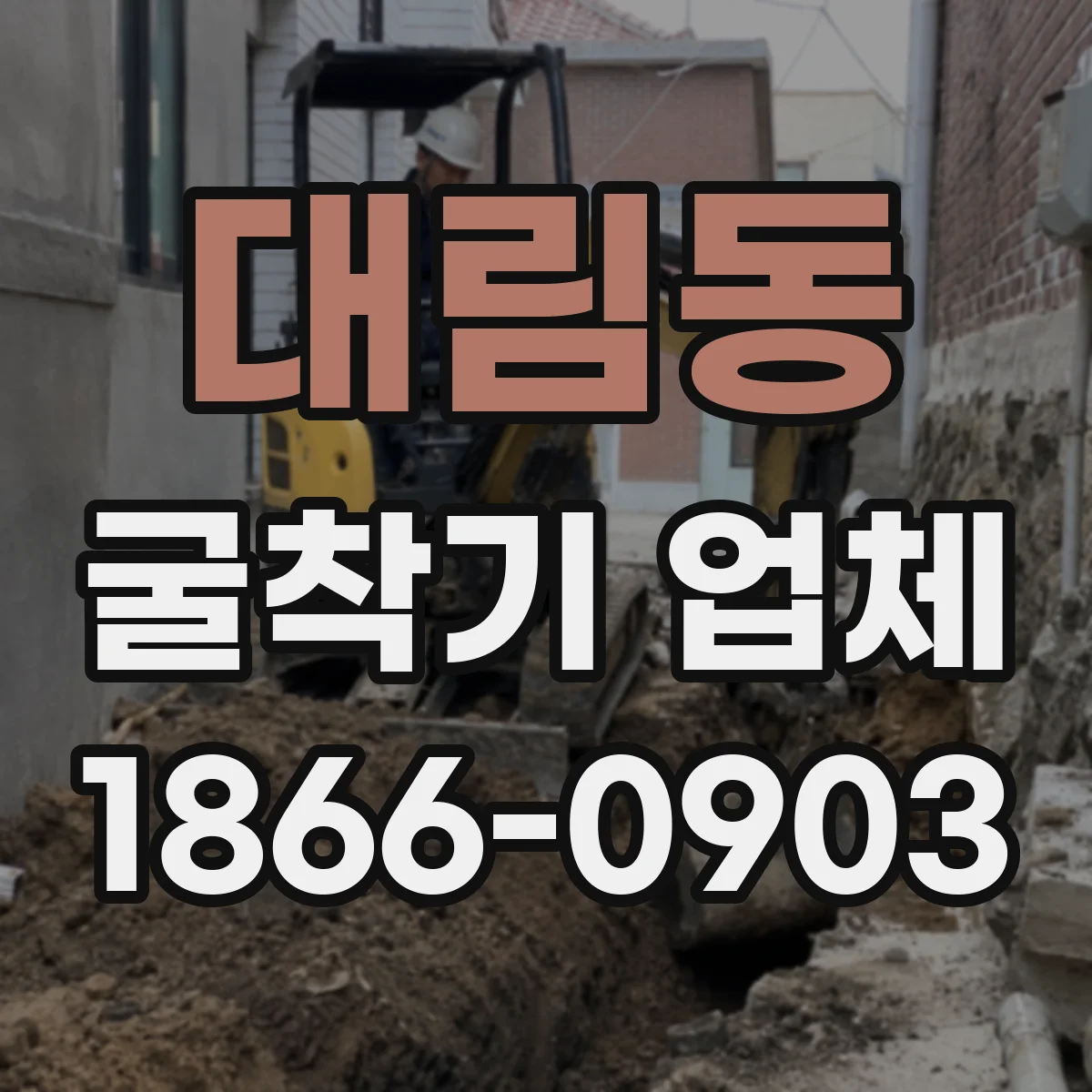 대림동 굴착기 업체
