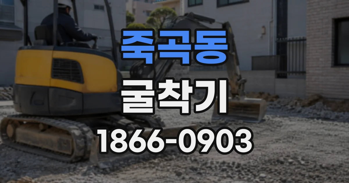 죽곡동 굴착기