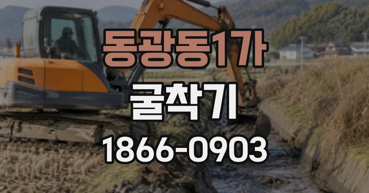 동광동1가 굴착기