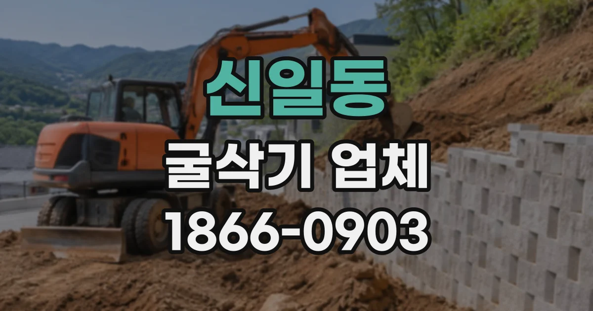 신일동 굴삭기업체