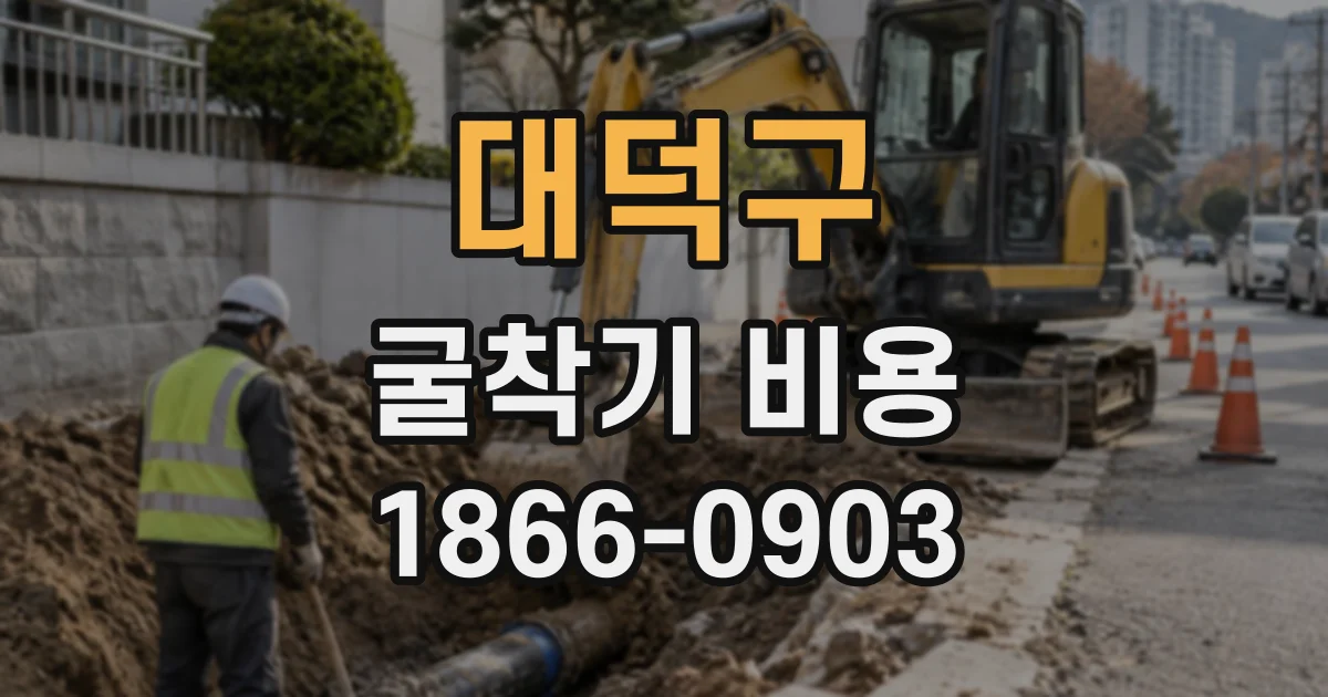 대덕구 굴착기비용