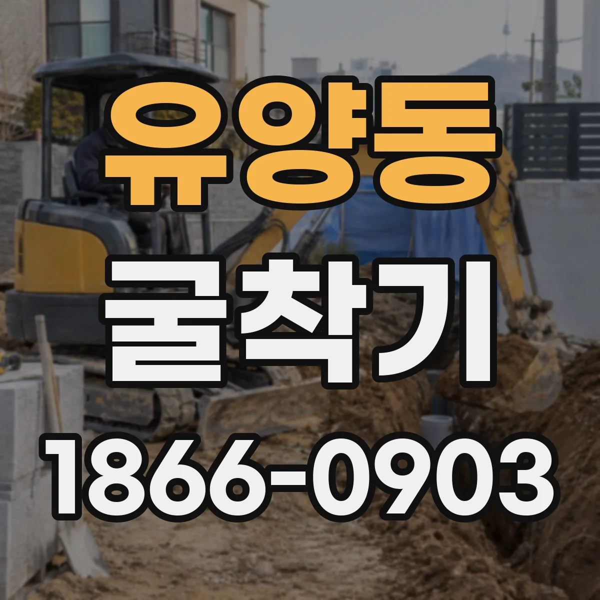 유양동 굴착기