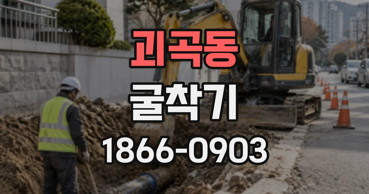 괴곡동 굴착기