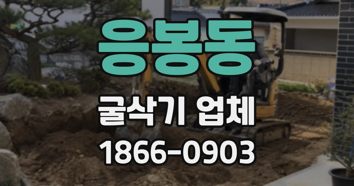 응봉동 굴삭기 업체