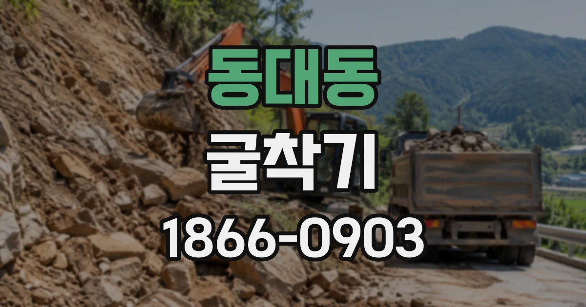 동대동 굴착기