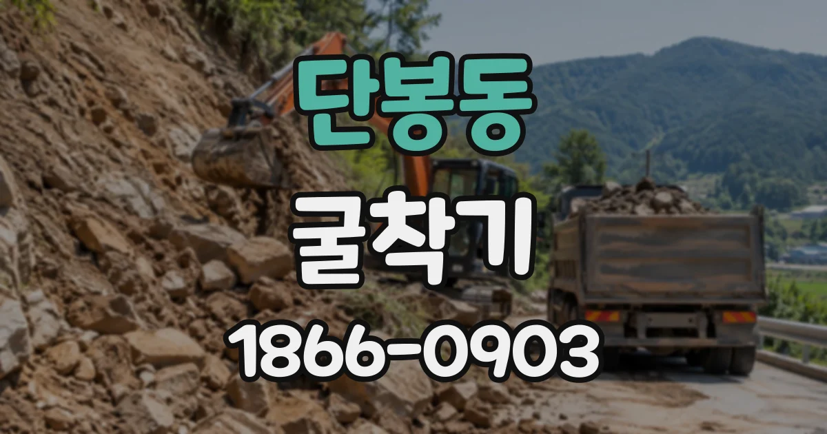 단봉동 굴착기