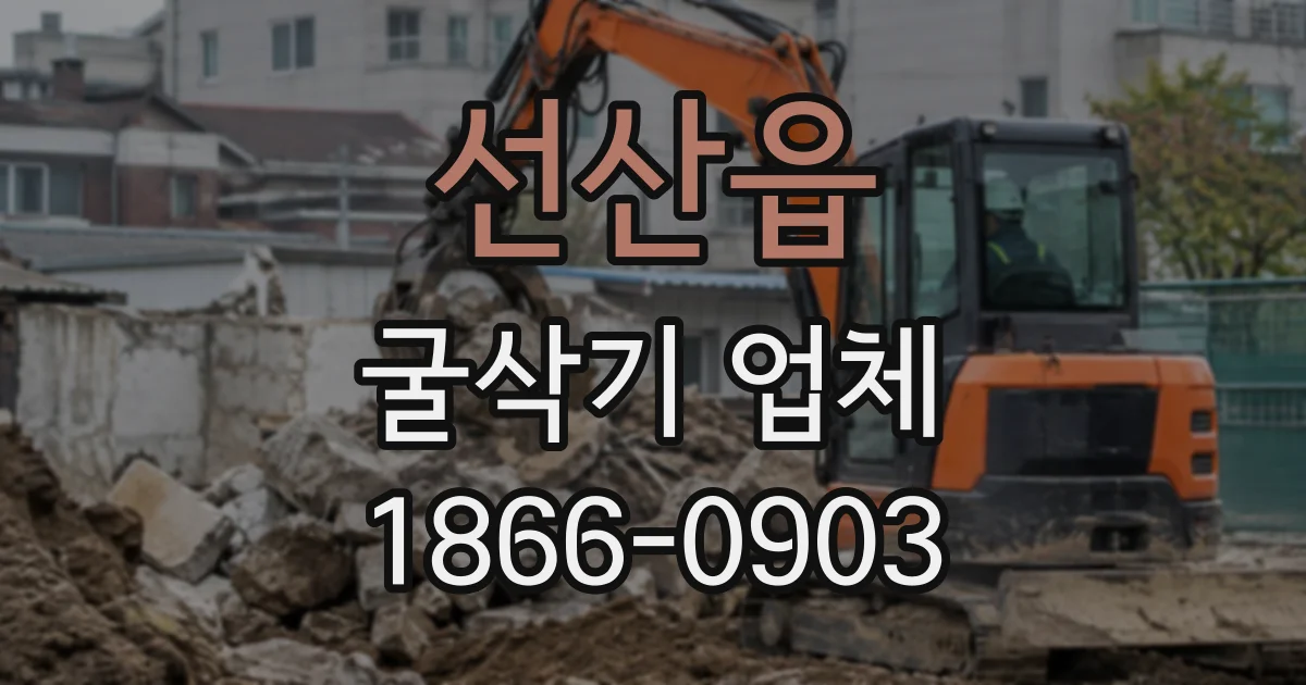 선산읍 굴삭기업체