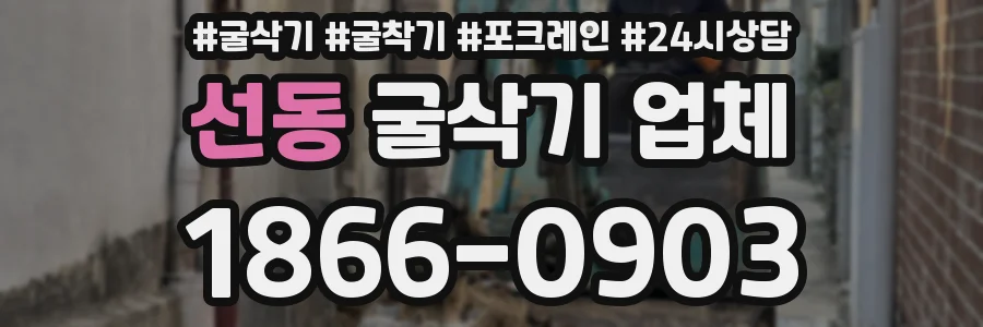 선동 굴삭기 업체