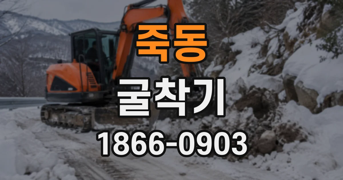 죽동 굴착기