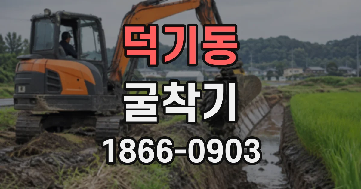 덕기동 굴착기