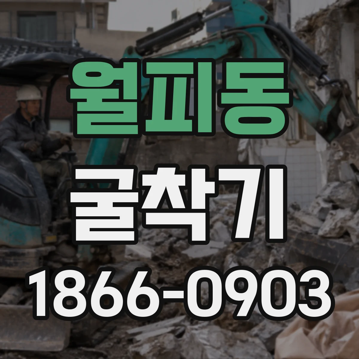 월피동 굴착기