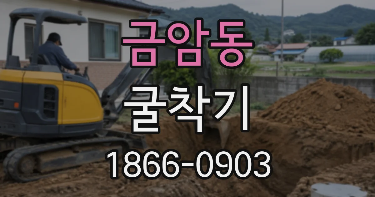 금암동 굴착기