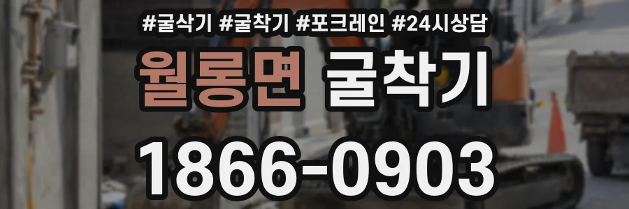 월롱면 굴착기