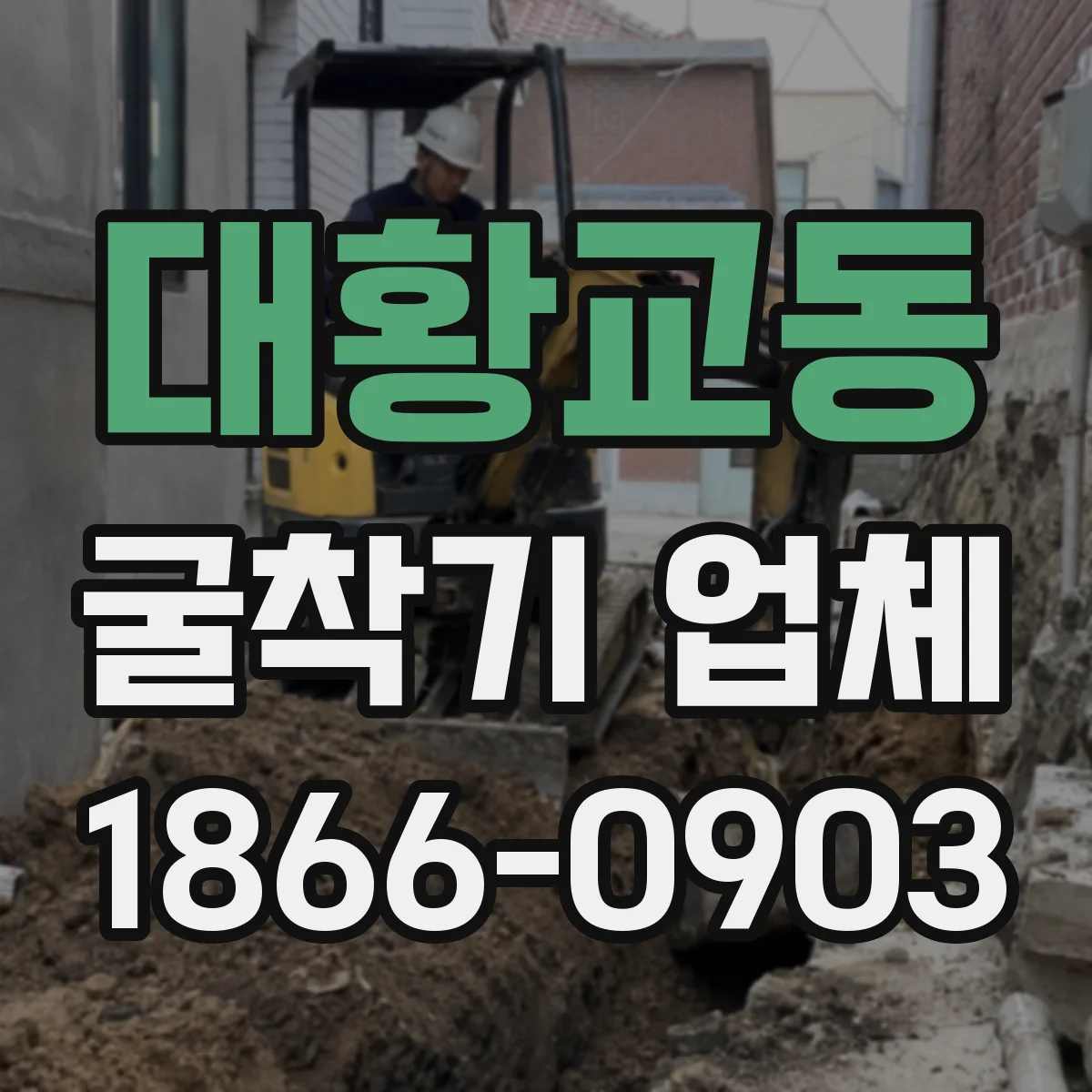 대황교동 굴착기 업체