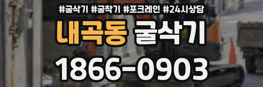 내곡동 굴삭기