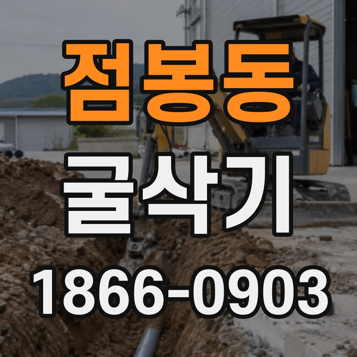 점봉동 굴삭기