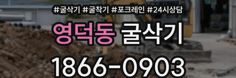 영덕동 굴삭기