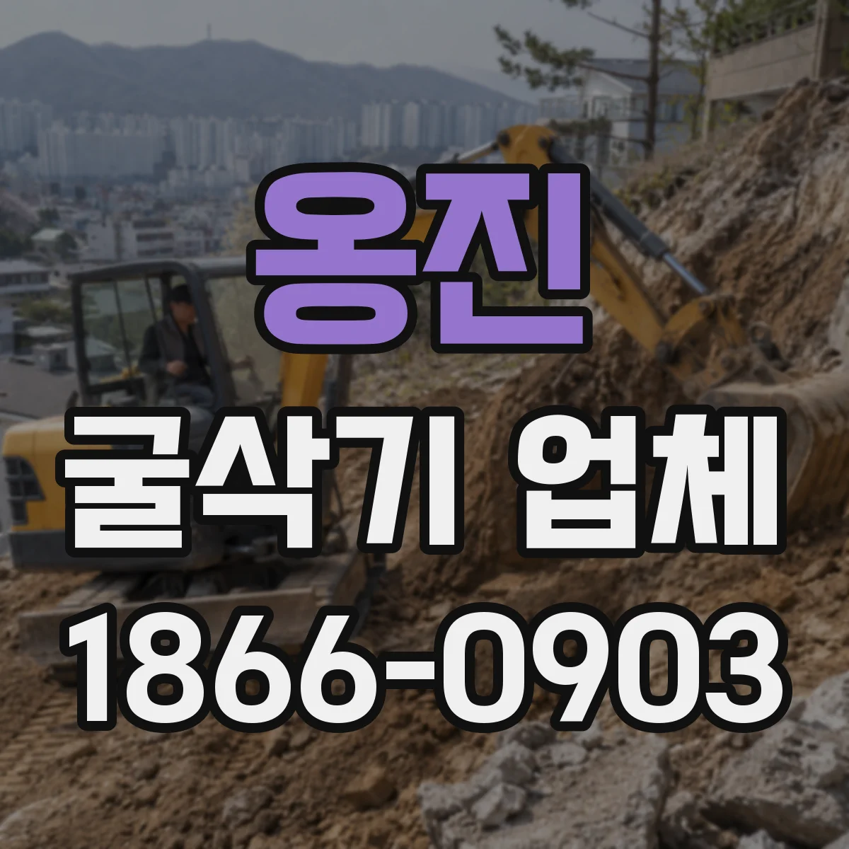 옹진 굴삭기 업체