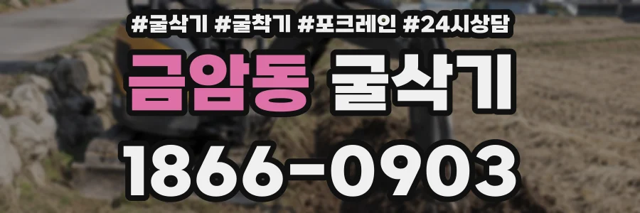 금암동 굴삭기