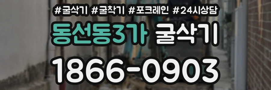 동선동3가 굴삭기