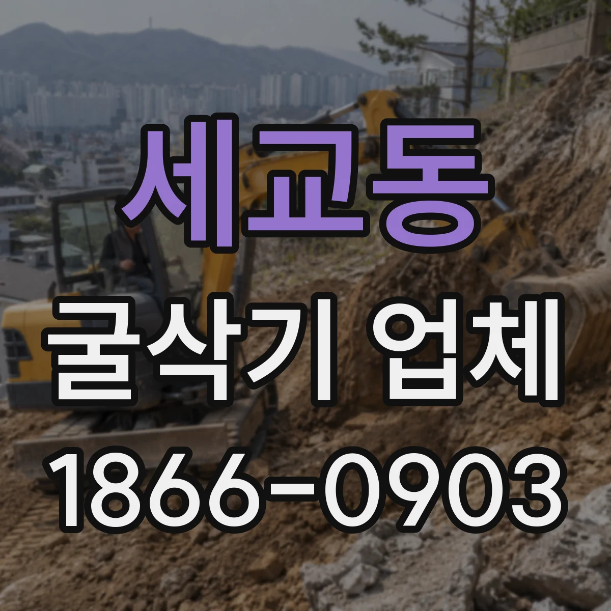 세교동 굴삭기 업체
