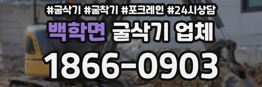 백학면 굴삭기 업체