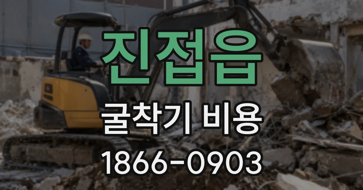 진접읍 굴착기 비용