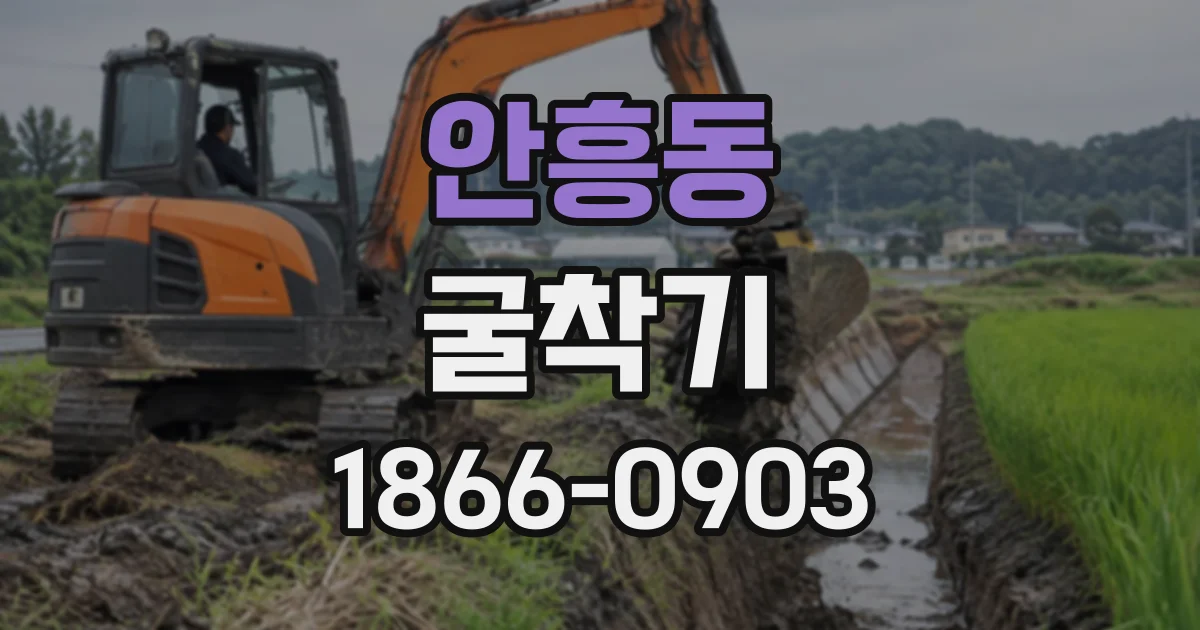 안흥동 굴착기