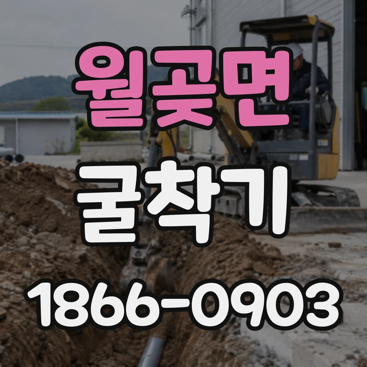 월곶면 굴착기
