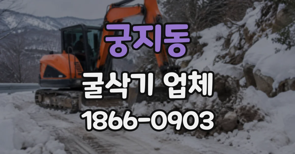 궁지동 굴삭기업체