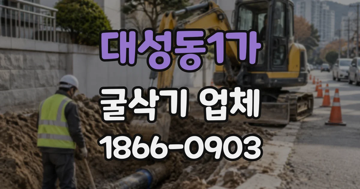 대성동1가 굴삭기업체