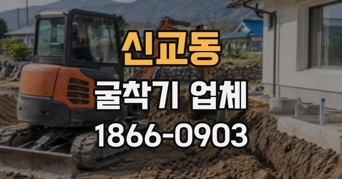 신교동 굴착기업체