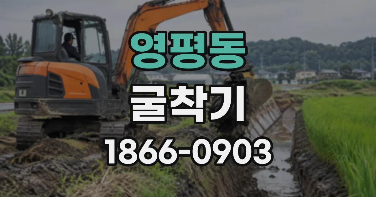 영평동 굴착기