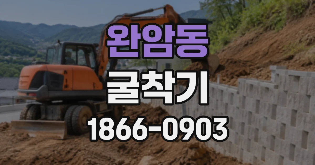 완암동 굴착기