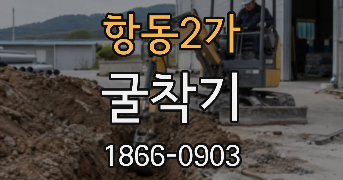항동2가 굴착기