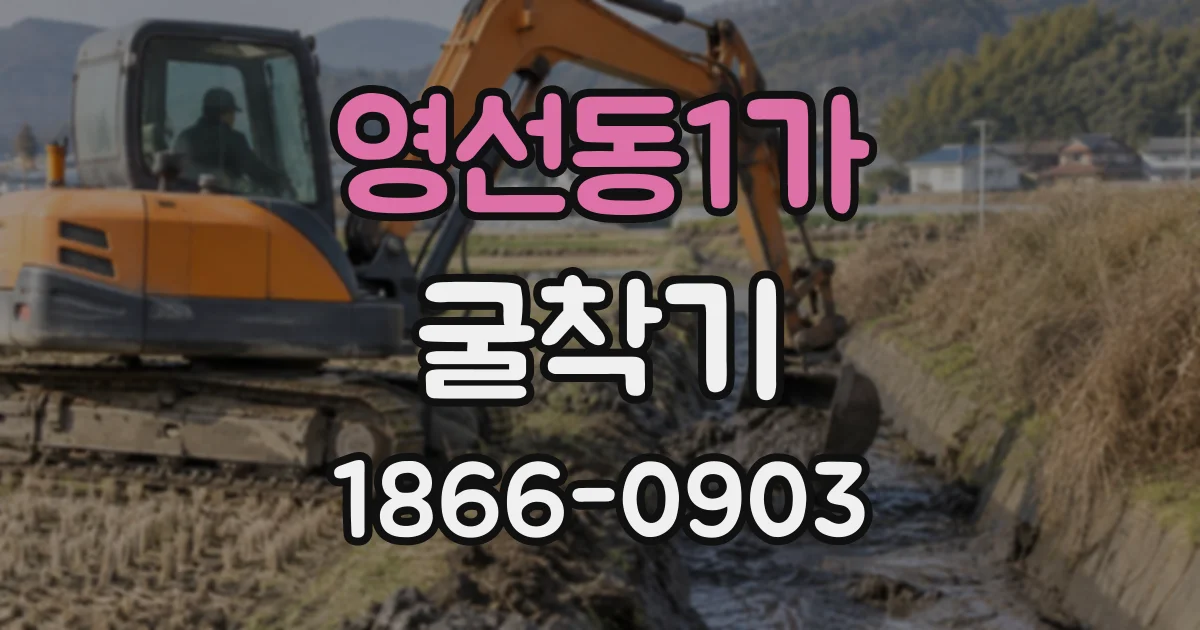 영선동1가 굴착기