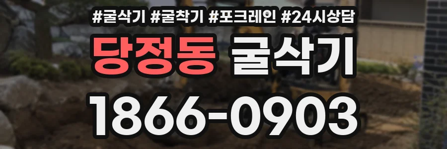 당정동 굴삭기