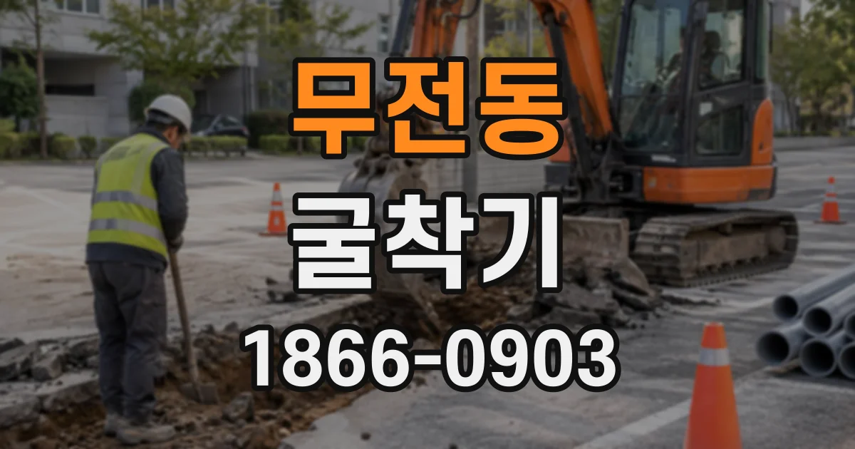 무전동 굴착기