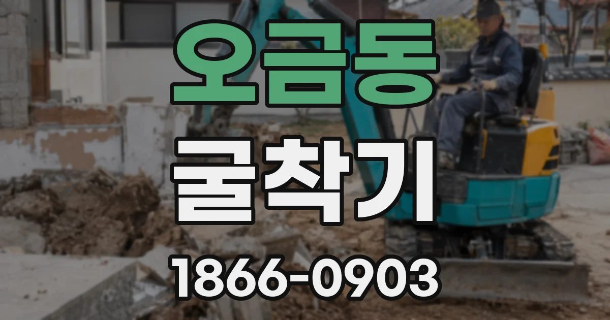 오금동 굴착기